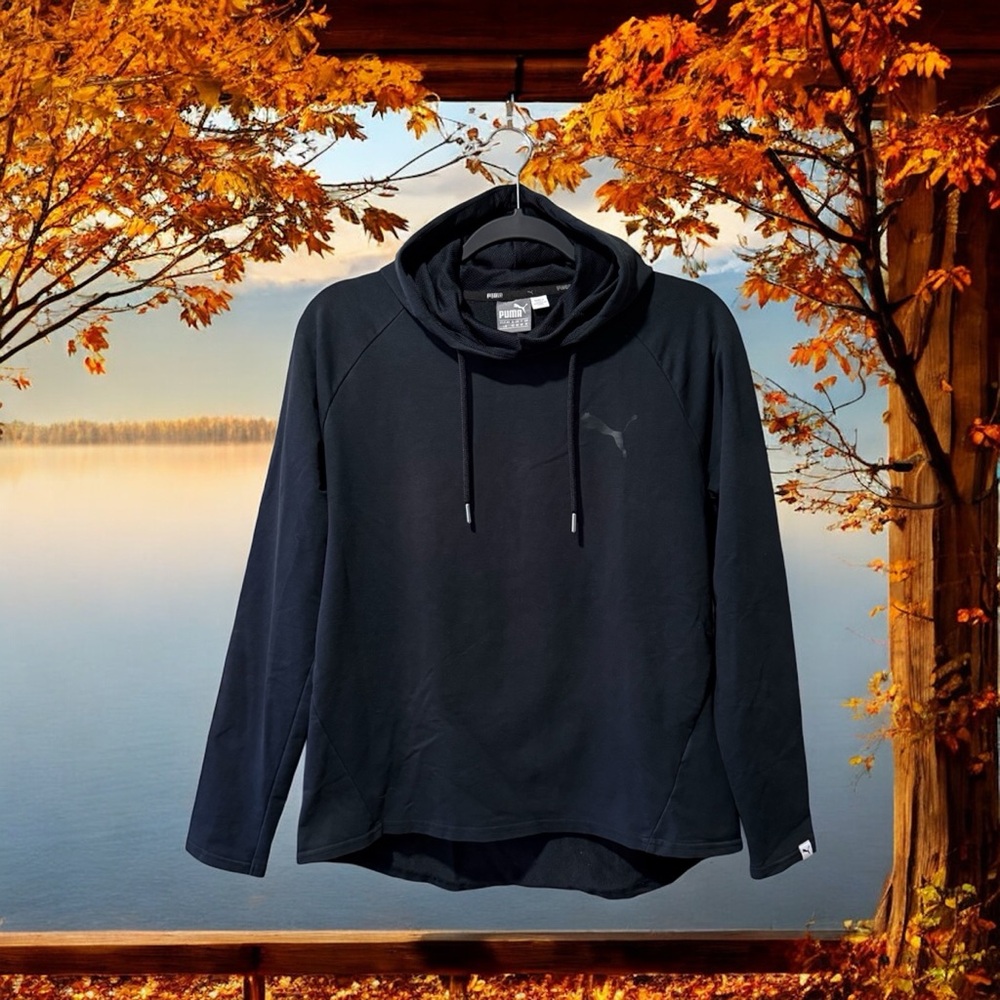 Puma Black Lightweight Pullover Hoodie